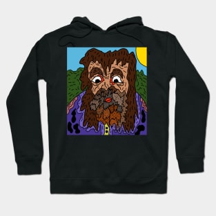 old man of the woods portrait Hoodie